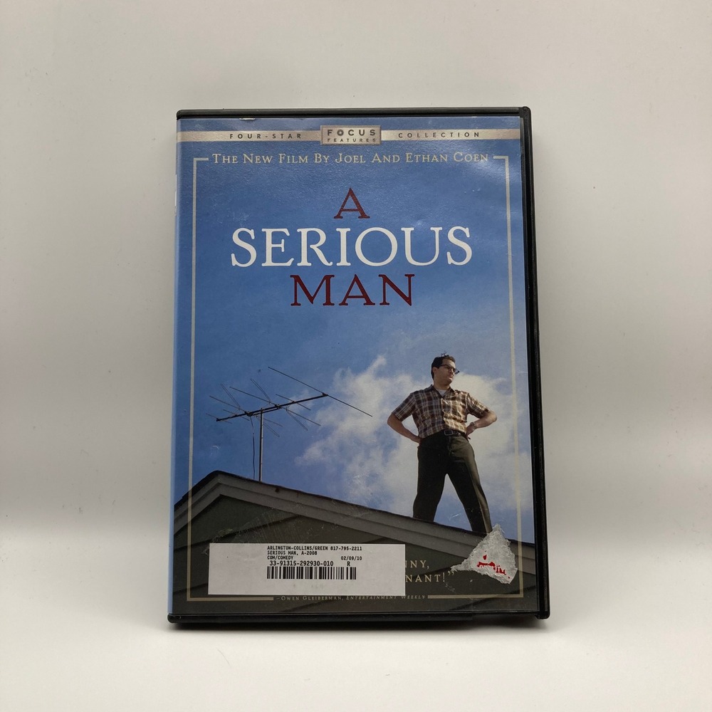 A Serious Man DVD 2010 Focus Features Coen Brothers Michael Stuhlbarg Comedy R